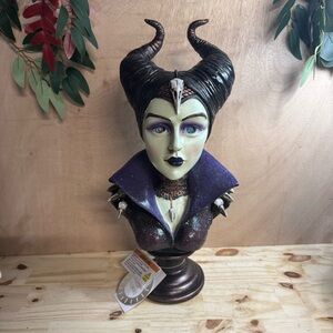 Maleficent Evil Queen Statue Bust Light Up Eyes 16” Halloween Decor HTF